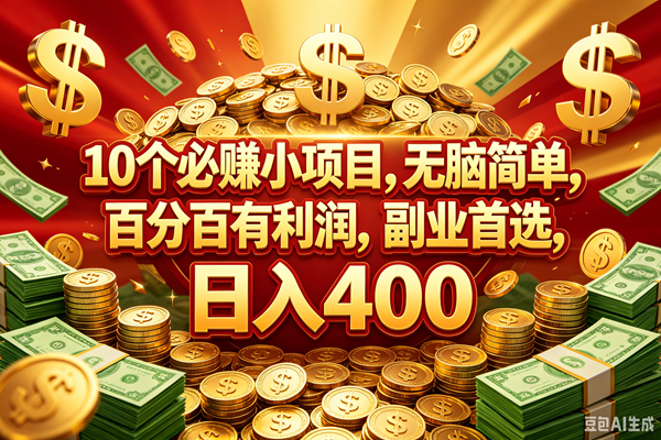 (18793期)10个必赚的小项目,百分百赚元子,无脑简单,副业首选,日入400+ (18793期)10个必赚的小项目,百分百赚元子,无脑简单,副业首选,日入400+