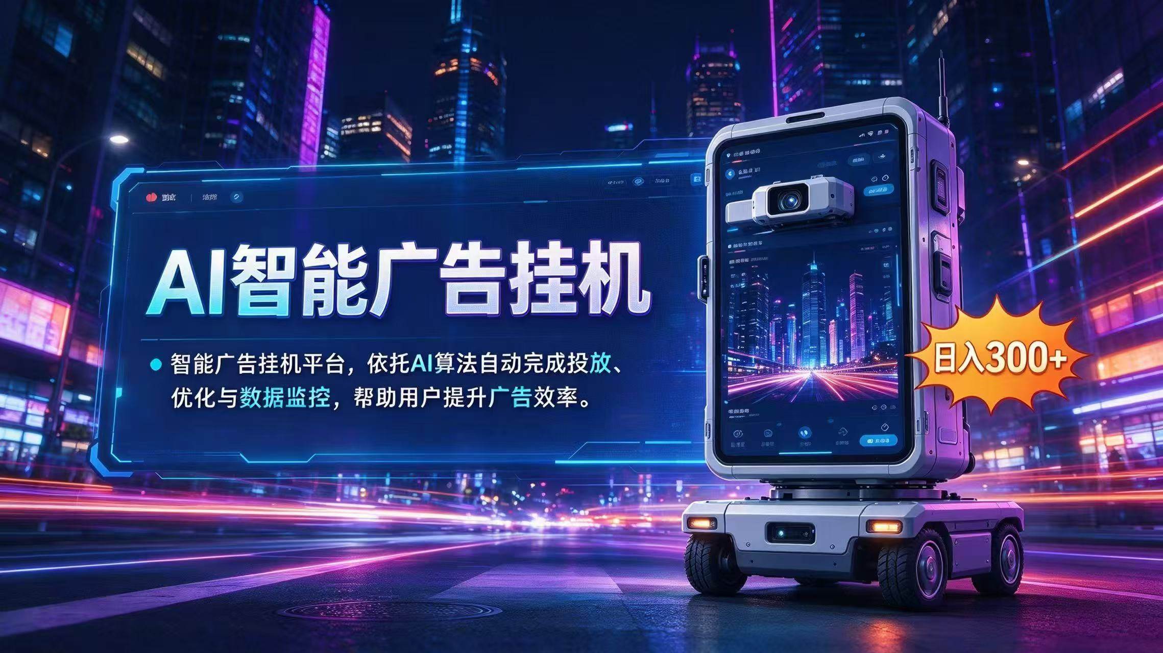（20936期）AI 智能广告挂机｜AI 自动运行，轻松托管广告任务-优优云网创-中创网