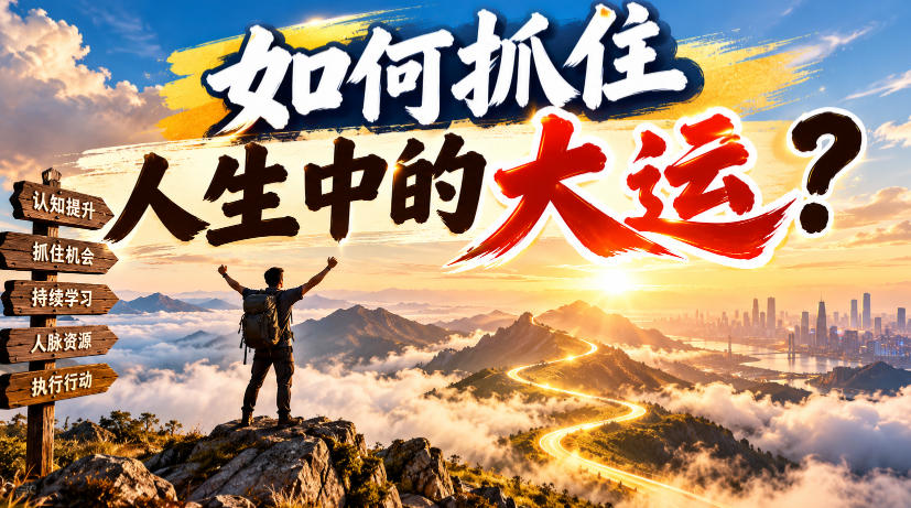 某公众号付费文章：如何抓住人生中的大运？-优优云网创-中创网