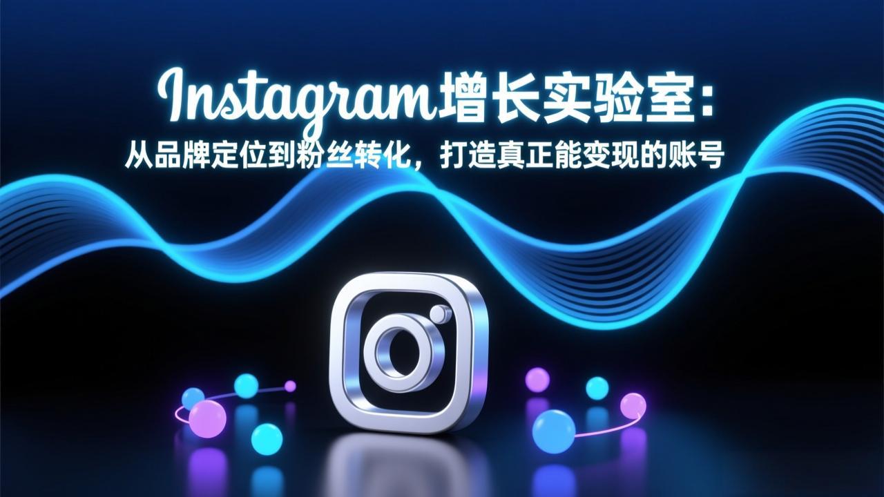 Instagram增长实验室:从品牌定位到粉丝转化,打造真正能变现的账号-优优云网创