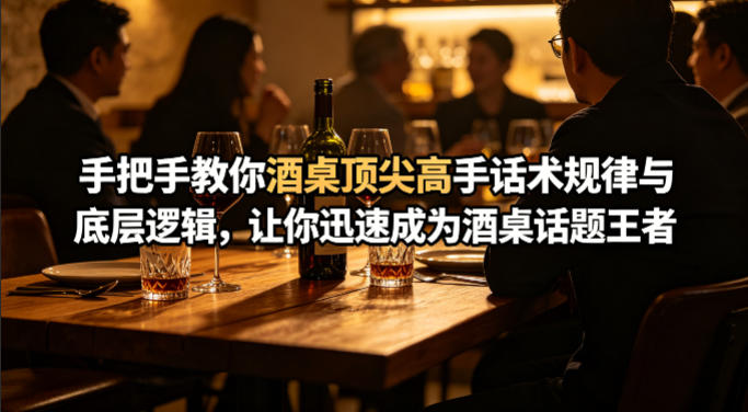 付费文章:手把手教你酒桌顶尖高手话术规律与底层逻辑,让你迅速成为酒桌话题王者(二十年全网独家经验分享)-优优云网创