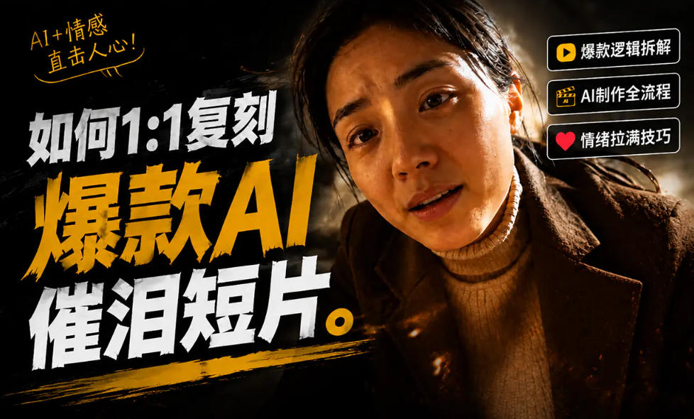 豆包+Gemini生成真人AI短剧-拆解复刻百万爆款第一人称短片,一站式讲透爆款复刻全流程-优优云网创