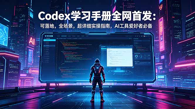 Codex学习手册全网首发:可落地,全场景,超详细实操指南,AI工具爱好者必备-优优云网创