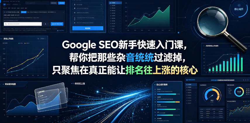 Google SEO新手快速入门课,帮你把那些杂音统统过滤掉,只聚焦在真正能让排名往上涨的核心动作【原创双语字幕】-优优云网创