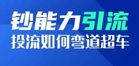 钞能力引流:投流如何弯道超车,投流系数及增长方法,创造爆款短视频-优优云网创