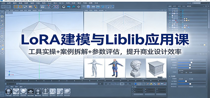 LoRA建模与Liblib应用课:工具实操+案例拆解+参数评估,提升商业设计效率-优优云网创