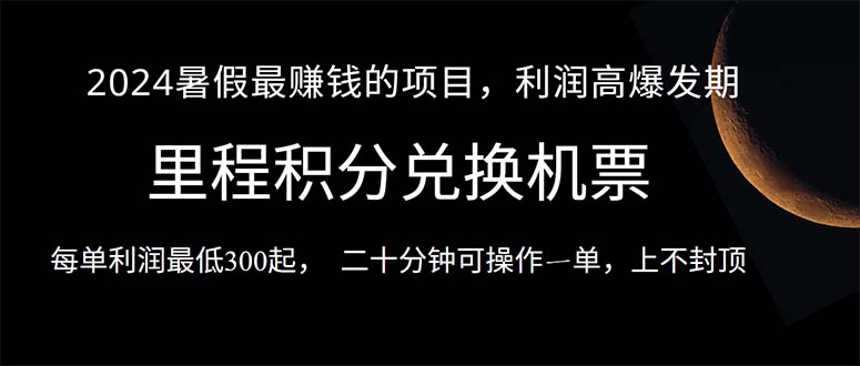 (10995期)2024暑假最暴利的项目,目前做的人很少,一单利润300+,二十多分钟可操…-优优云网创