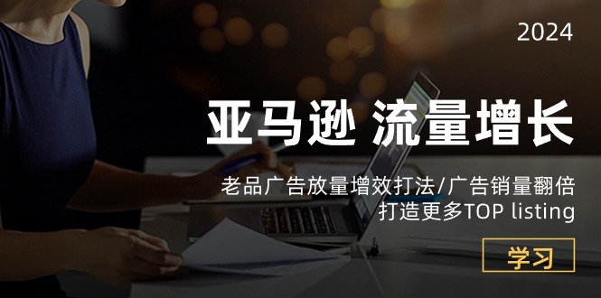 (10566期)亚马逊流量 增长-老品广告 放量增效打法/销量翻倍/打造更多TOP listing-优优云网创