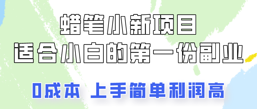 蜡笔小新项目拆解，0投入，0成本，小白一个月也能多赚3000+-优优云网创