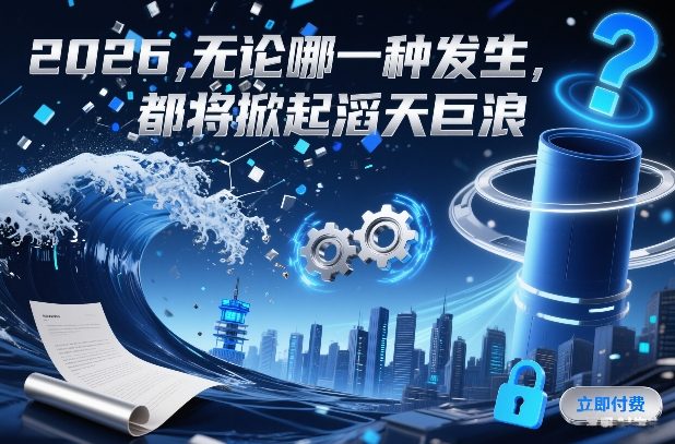 付费文章:2026,无论哪一种发生,都将掀起滔天巨浪-优优云网创