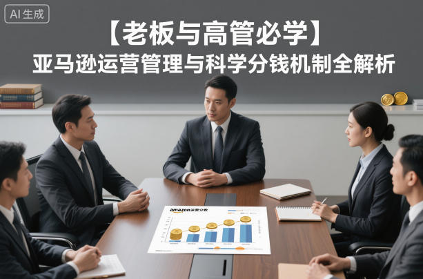 【老板与高管必学】亚马逊运营管理与科学分钱机制全解析-优优云网创