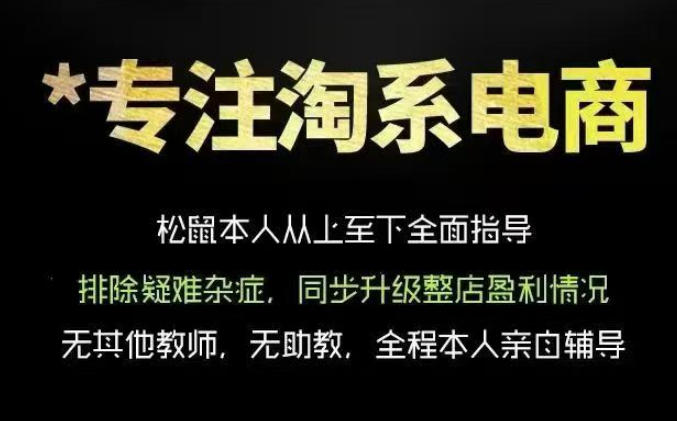 松鼠会电商VIP课程,从基础布局到高阶优化,助你掌握淘宝运营逻辑,提升店铺流量与转化(更新0703)-优优云网创