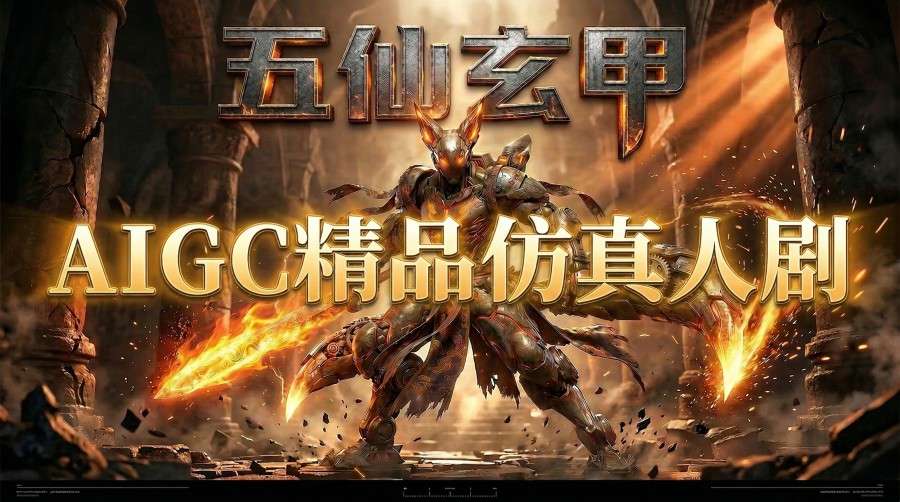 AIGC精品仿真人短剧教学,以五仙玄甲风为例展示保姆级实操教学-优优云网创